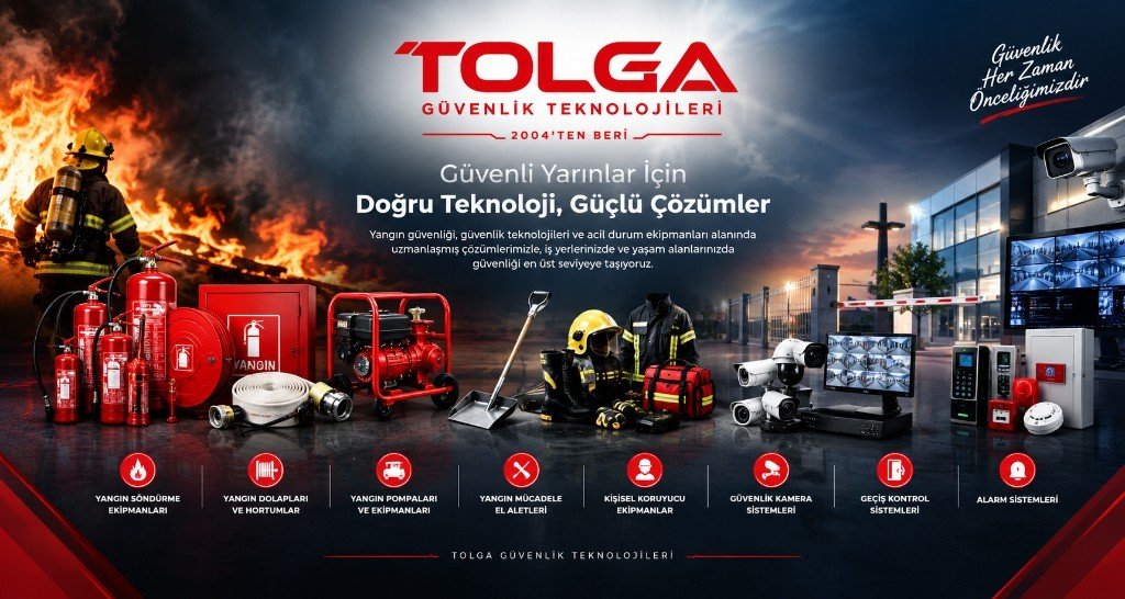 Tolga Güvenlik Teknolojileri — yangın, iş güvenliği ve güvenlik çözümleri
