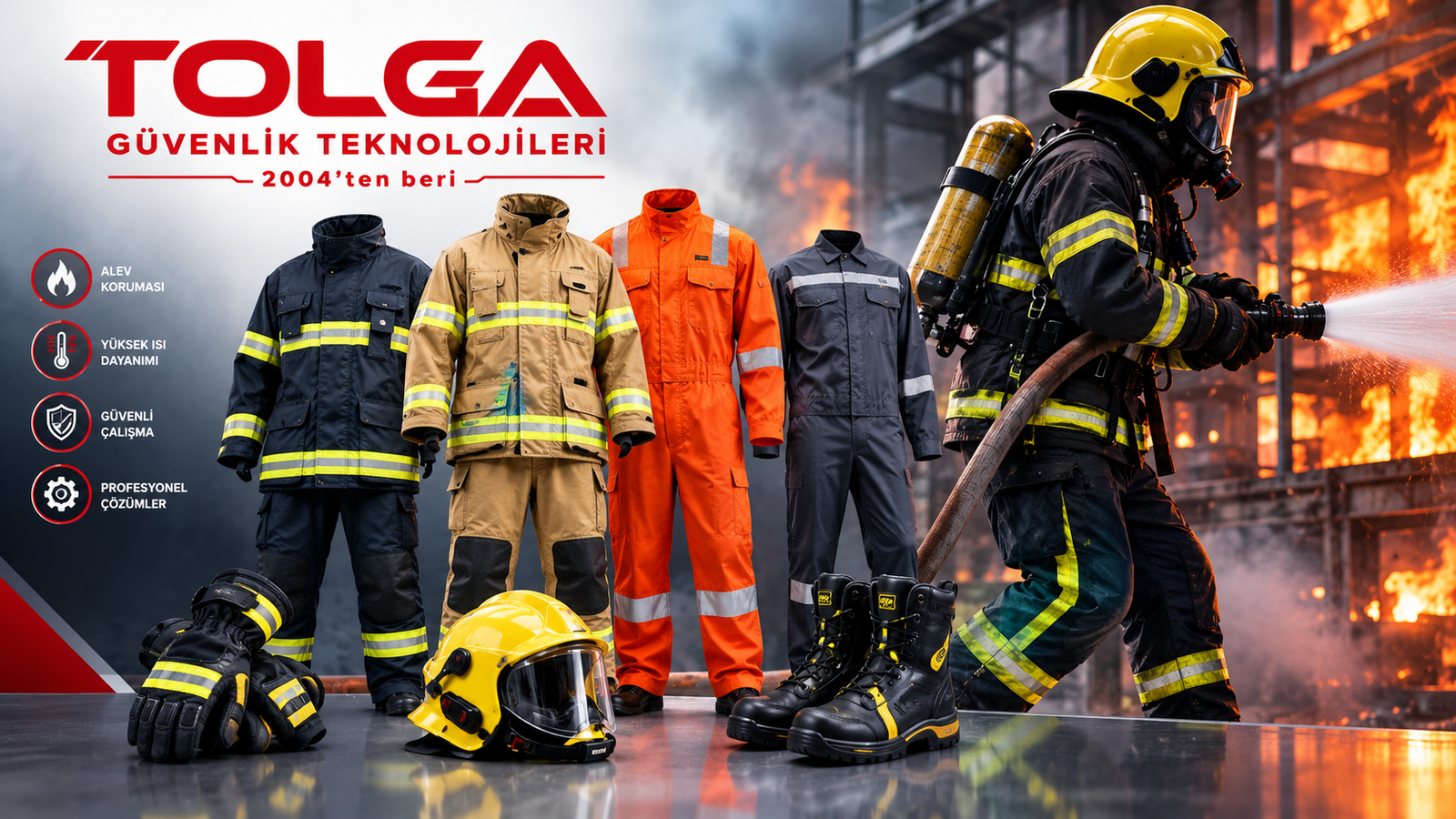 Yangına Dayanıklı Elbiseler