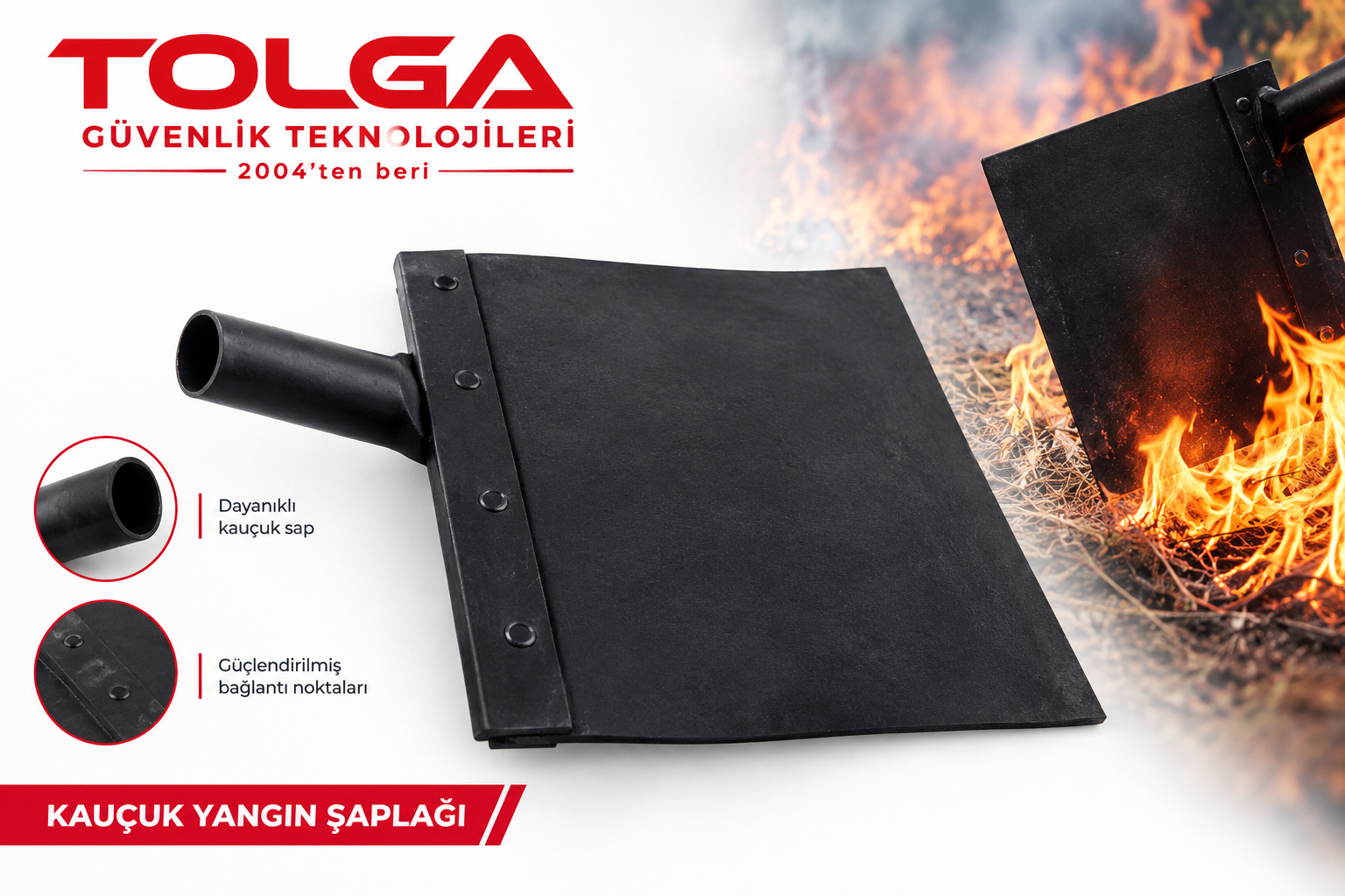 Kauçuk Yangın Şaplağı