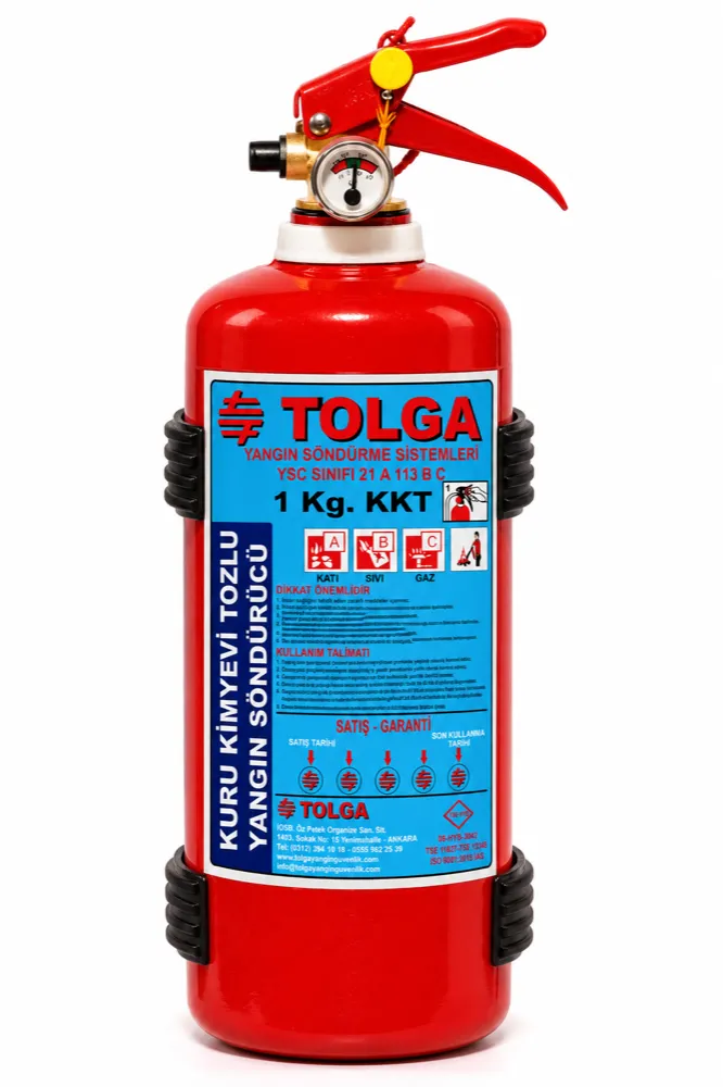 1 kg ABC Kuru Kimyevi Tozlu Söndürücü